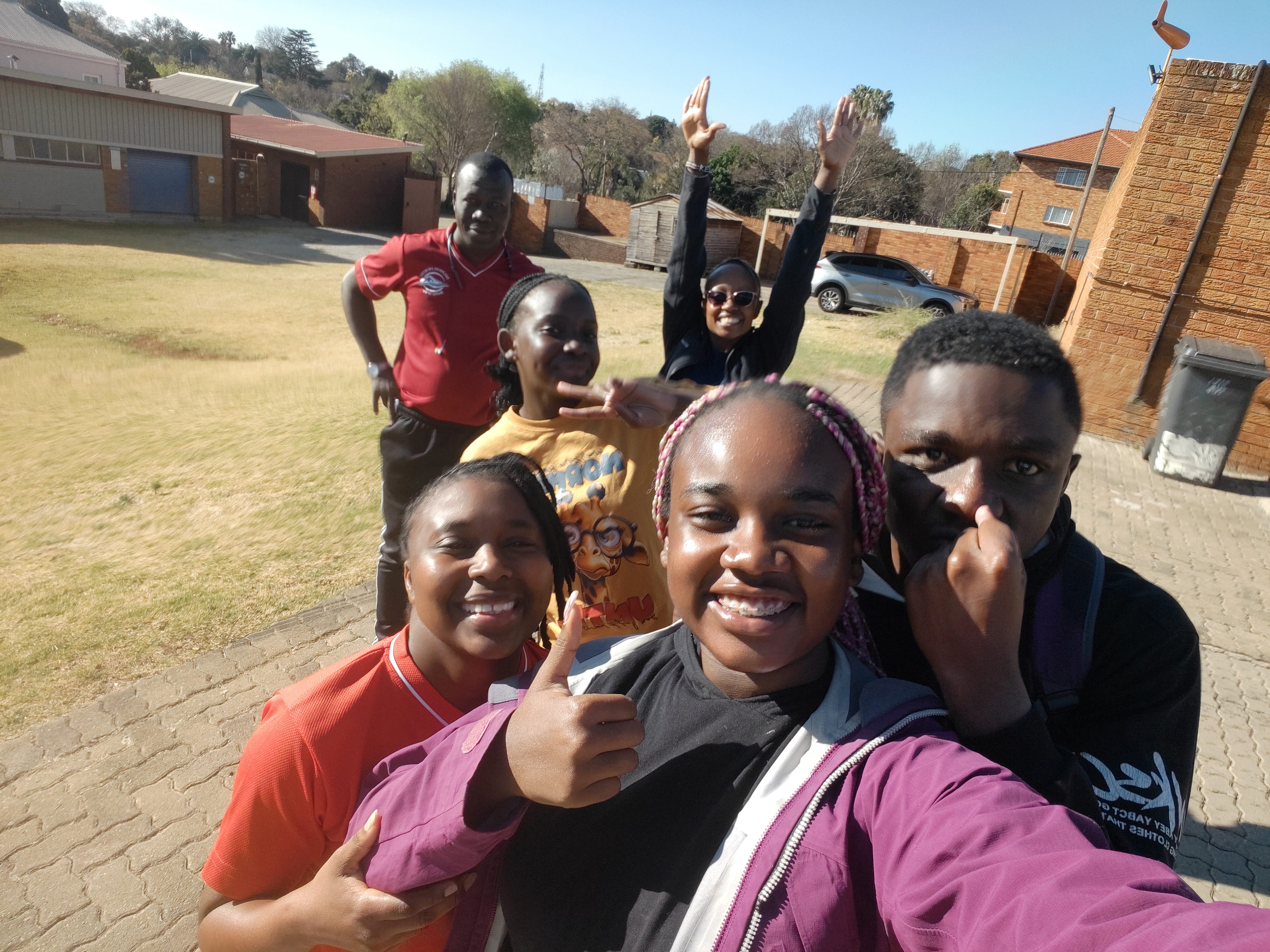 Team bonding during South Africa tour